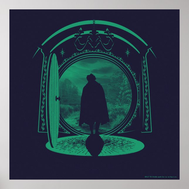 Poster FRODO™ Leaving THE SHIRE™ Silhouette (Frente)