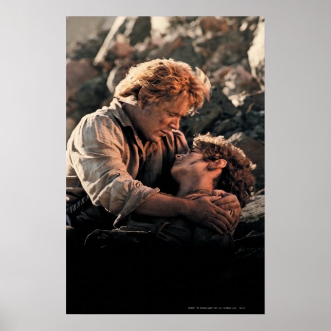 Poster FRODO™ nos braços do Samwise (Frente)