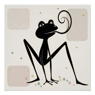 Pôster Frog Spring Poster