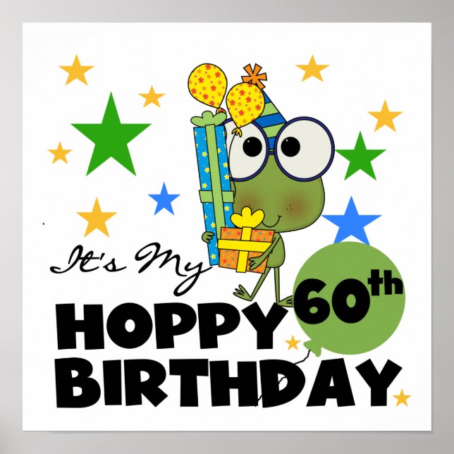 Poster Froggie Hoppy 60º Aniversário (Frente)