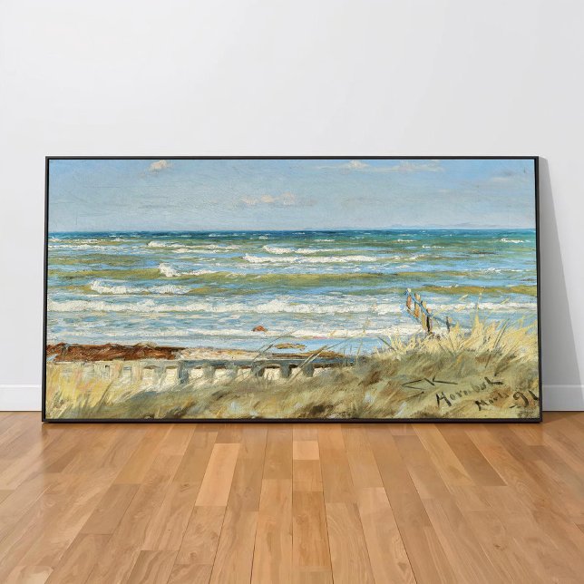 Poster From Hornbæk beach, PS Kroyer (Criador carregado)