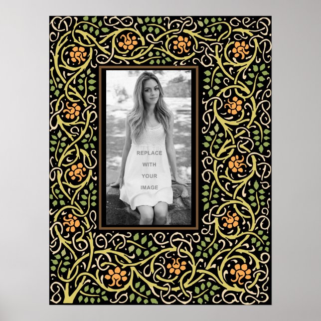 Poster Fronteira antiga do movimento Artes e Artesanatos (Frente)