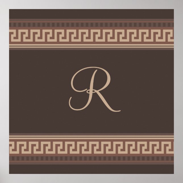 Poster Fronteira chave grega (Frente)