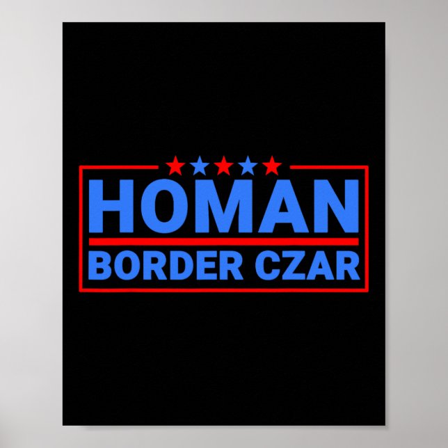 Poster Fronteira Czar Tom Homan Mega Suporte (Frente)