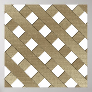 Poster Fronteira de lattice por Shirley Taylor