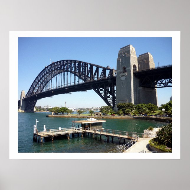 Pôster fronteira do cais da ponte de sydney (Frente)