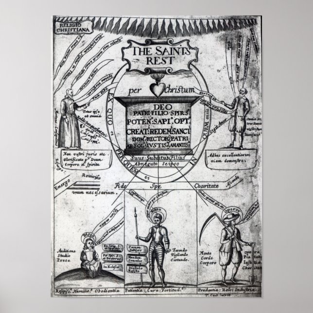 Poster Frontispece, "O Descanso Everduradouro dos Santos" (Frente)