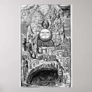 Poster Frontispício aos "Emblemas" de George Wither, 1635