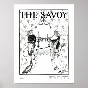 Poster Frontispício "de no. 1 e 2 do Savoy", 1896