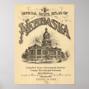 Pôster Frontispício do atlas de Nebraska