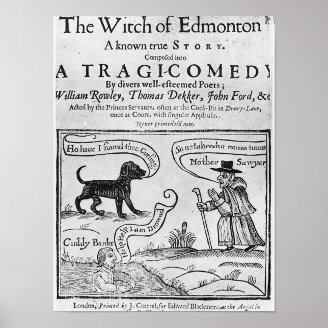 Pôster Frontispiece "A Bruxa de Edmonton (Frente)