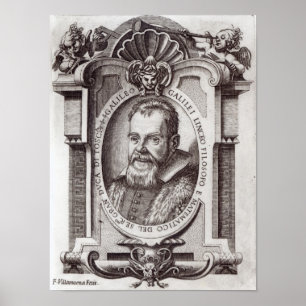 Pôster Frontispiece a "IL Saggiatore" por Galileo