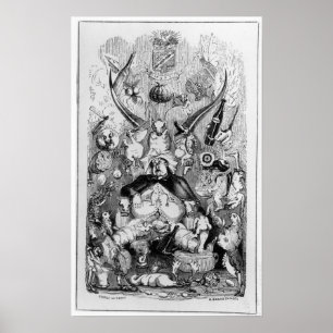 Poster Frontispiece 'às memórias de um Stomach