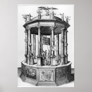Pôster Frontispiece 'as mesas de Rudolphine