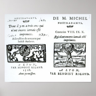 Poster Frontispiece 'às profecias