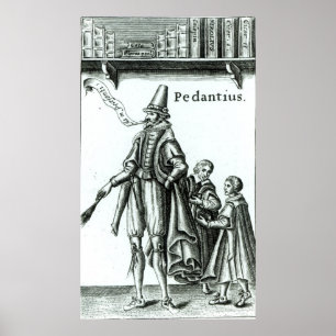 Pôster Frontispiece 'de Pedantius
