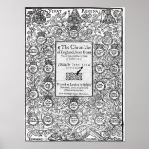 Pôster Frontispiece 'de The Chronicles de England