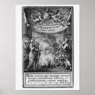 Pôster Frontispiece 'do índice Librorum Prohibitorum