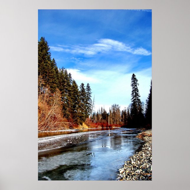 Poster Frozen creek (Frente)