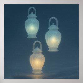 Poster Frozen Lanterns
