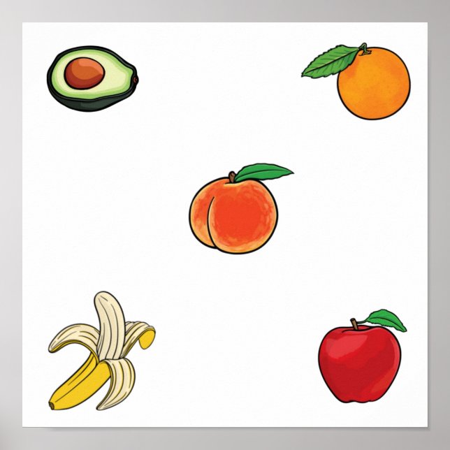 Poster Fruit collection (Frente)