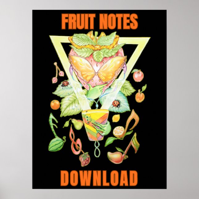 Poster Fruit Notes Download  (Frente)