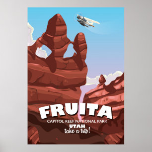 Poster Fruita Capitol Reef National Park Utah