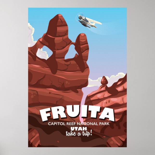 Poster Fruita Capitol Reef National Park Utah (Frente)