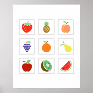 Poster fruta
