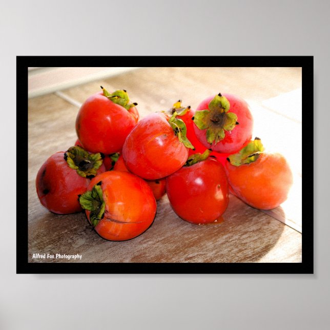 Poster Fruta Caqui (Frente)