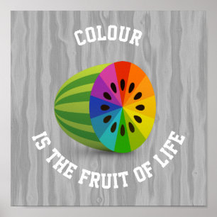 Poster Fruta Colorida