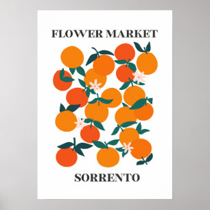 poster fruta de  de mercado