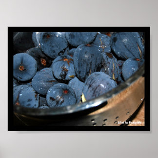 Poster Fruta de figo em escorredor