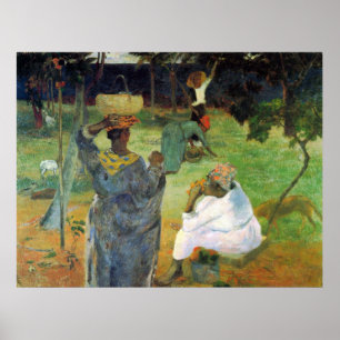 Pôster Fruta de Mango por Eugène Henri Paul Gauguin