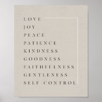 Fruta do Espírito Santo - Bíblia dos Galatianos 5: