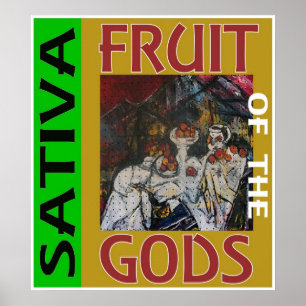 POSTER FRUTA DOS DEUS SATIVA