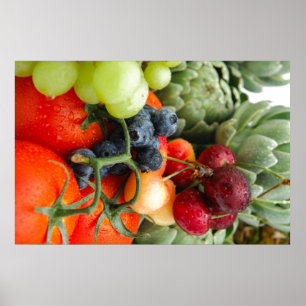 Pôster Fruta e vegetais