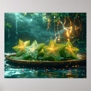 POSTER FRUTA ESTRELA - FRUTAS EXÓTICAS