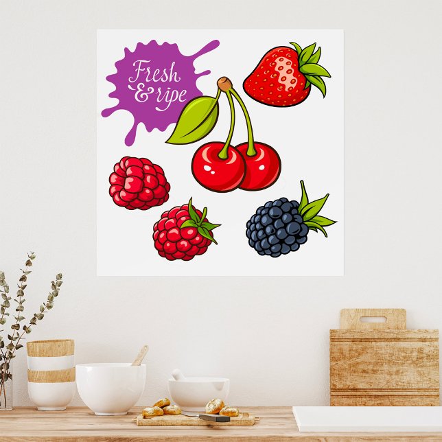 Poster Fruta fresca (Criador carregado)