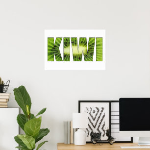 Poster Fruta Kiwi