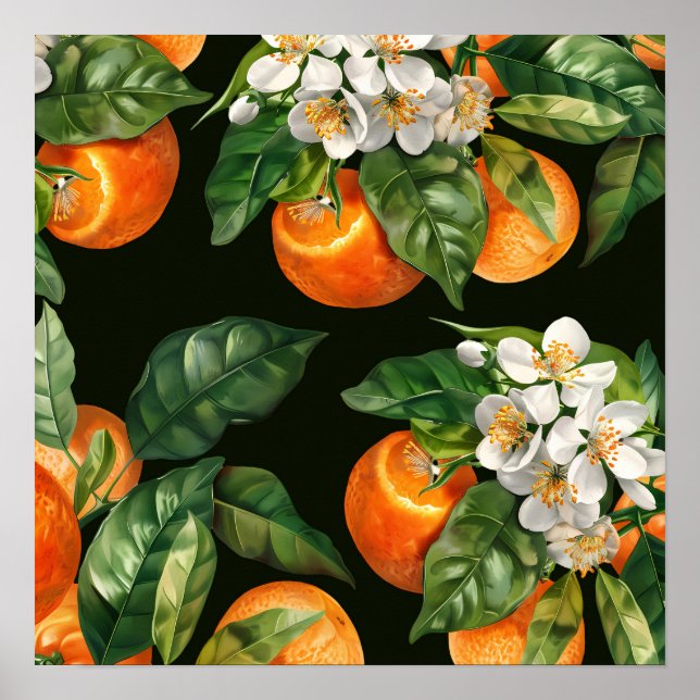 Poster fruta laranja (Frente)