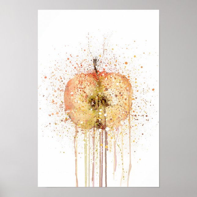 Poster Fruta Maçã (Frente)