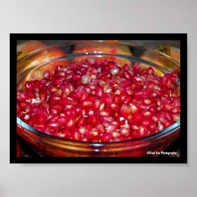 Poster Fruta Romã no Tacho (Frente)
