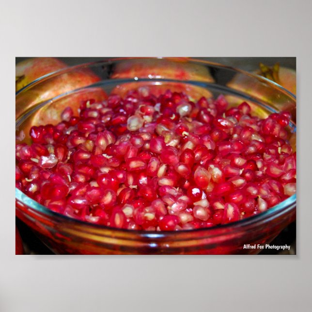 Poster Fruta Romã no Tacho (Frente)