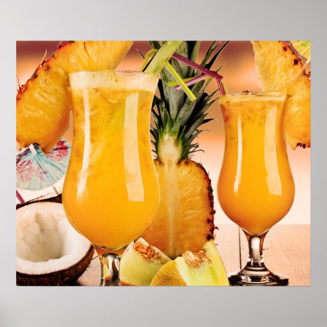 Pôster Fruta tropical (Frente)