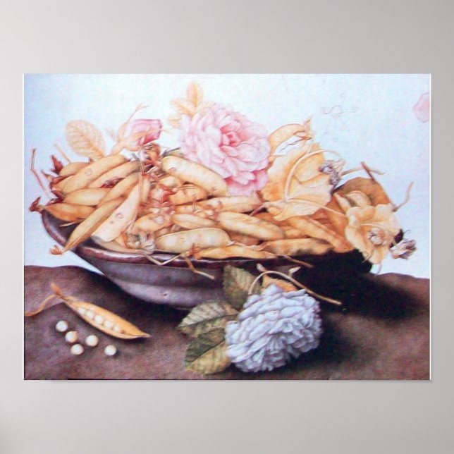 POSTER FRUTAS DA ESTAÇÃO 6 - FEIJÕES E ROSAS (Frente)
