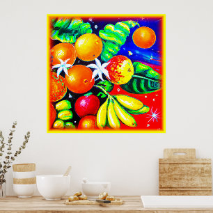 Poster Frutas estonteantes do céu estrelado. Comprar Agor
