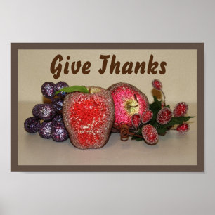 Poster Frutas festivas 8"x12'