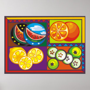 Pôster Frutas Ricos