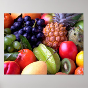 Pôster Frutas Tropicais